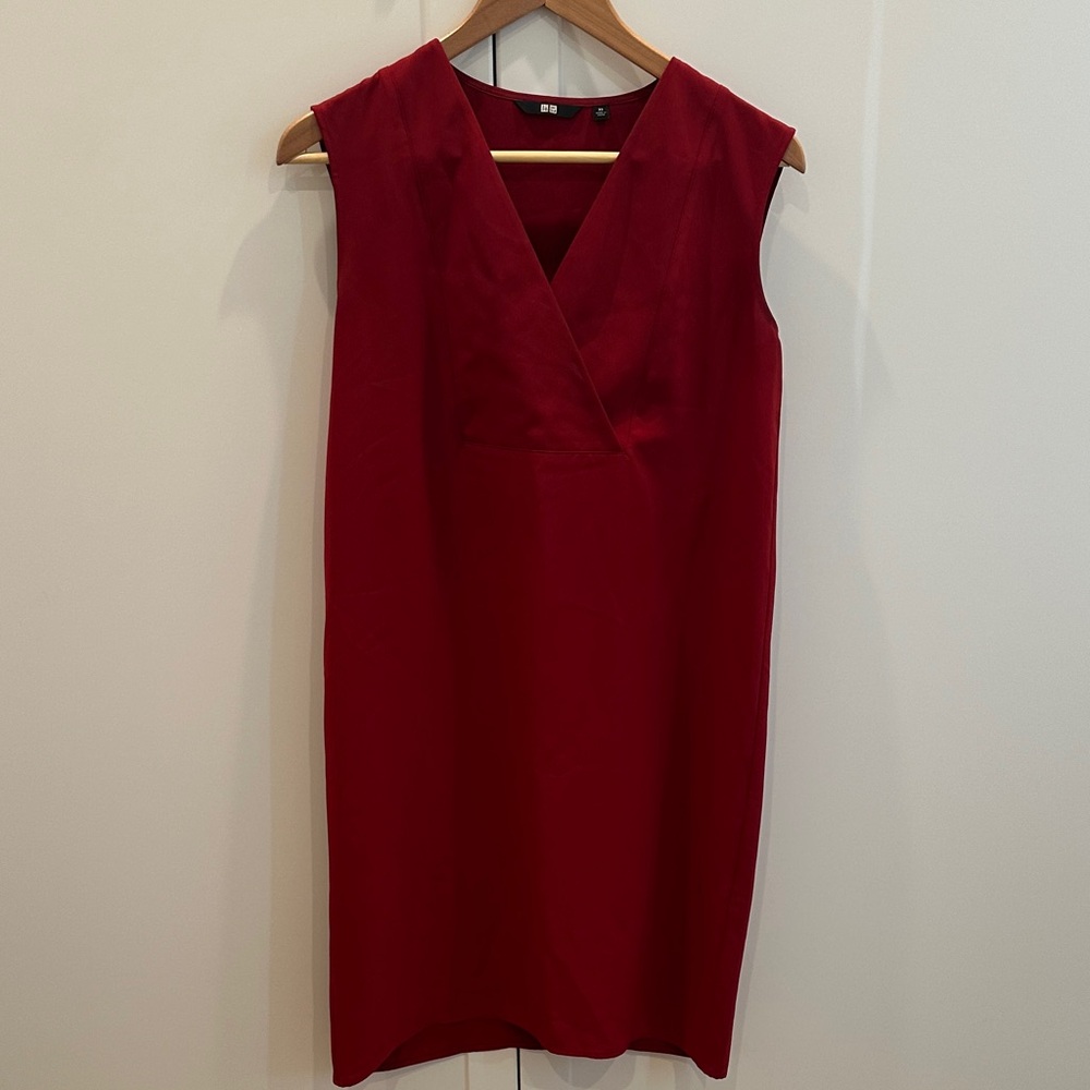 Uniqlo Red Midi Dress